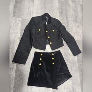 Hand Crafted Black and Gold Women's Set